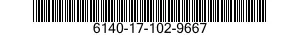 6140-17-102-9667 BATTERY,STORAGE 6140171029667 171029667