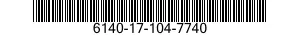 6140-17-104-7740 BATTERY,STORAGE 6140171047740 171047740