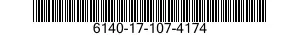 6140-17-107-4174 BATTERY,STORAGE 6140171074174 171074174