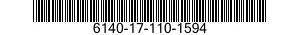 6140-17-110-1594 BATTERIJ, LAADBAAR 6140171101594 171101594