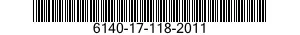 6140-17-118-2011 BATTERY,STORAGE 6140171182011 171182011