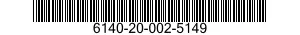 6140-20-002-5149 BATTERY,STORAGE 6140200025149 200025149