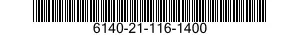 6140-21-116-1400 BATTERY,STORAGE 6140211161400 211161400