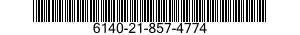 6140-21-857-4774 BATTERY,STORAGE 6140218574774 218574774