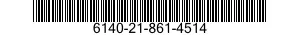 6140-21-861-4514 BATTERY,STORAGE 6140218614514 218614514