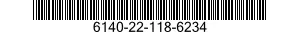 6140-22-118-6234 BATTERY,STORAGE 6140221186234 221186234