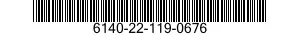 6140-22-119-0676 BATTERY,STORAGE 6140221190676 221190676