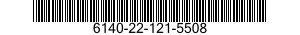 6140-22-121-5508 BATTERY,STORAGE 6140221215508 221215508