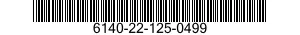 6140-22-125-0499 BATTERY,STORAGE 6140221250499 221250499