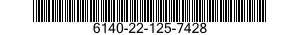 NSN 6140-22-125-7428 6140221257428 221257428 CELL,BATTERY