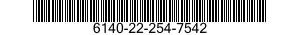 6140-22-254-7542  6140222547542 222547542
