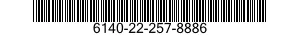 NSN 6140-22-257-8886 6140222578886 222578886 BATTERY,STORAGE