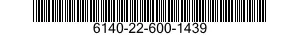 6140-22-600-1439 BATTERY,STORAGE 6140226001439 226001439