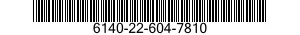NSN 6140-22-604-7810 6140226047810 226047810 BATTERY,STORAGE