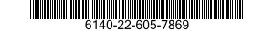 6140-22-605-7869 BATTERY,STORAGE 6140226057869 226057869