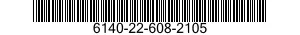 6140-22-608-2105 BATTERY,STORAGE 6140226082105 226082105