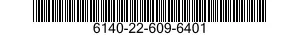 6140-22-609-6401 BATTERY,STORAGE 6140226096401 226096401