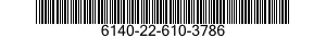 NSN 6140-22-610-3786 6140226103786 226103786 BATTERY,STORAGE