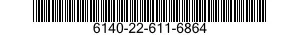 6140-22-611-6864 BATTERY,STORAGE 6140226116864 226116864