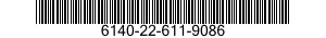 6140-22-611-9086 BATTERY,STORAGE 6140226119086 226119086