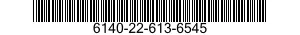 NSN 6140-22-613-6545 6140226136545 226136545 BATTERY,STORAGE