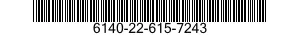 6140-22-615-7243 BATTERY,STORAGE 6140226157243 226157243