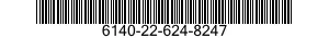 NSN 6140-22-624-8247 6140226248247 226248247 BATTERY,STORAGE