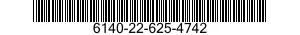 NSN 6140-22-625-4742 6140226254742 226254742 BATTERY,STORAGE