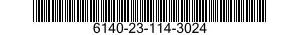 6140-23-114-3024 BATTERY,STORAGE 6140231143024 231143024