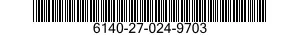 6140-27-024-9703 BATTERY,STORAGE 6140270249703 270249703