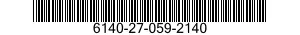 6140-27-059-2140 BATTERY ASSEMBLY 6140270592140 270592140