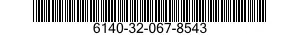 6140-32-067-8543 BATTERY,RECHARGEABL 6140320678543 320678543