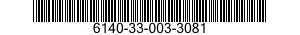 6140-33-003-3081 BATTERY,STORAGE 6140330033081 330033081