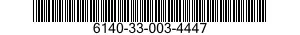 6140-33-003-4447 BATTERY,STORAGE 6140330034447 330034447