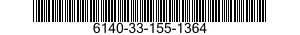 6140-33-155-1364 BATTERY,STORAGE 6140331551364 331551364