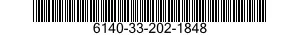 6140-33-202-1848 BATTERY,STORAGE 6140332021848 332021848