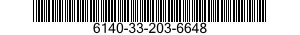 6140-33-203-6648 BATTERY,STORAGE 6140332036648 332036648