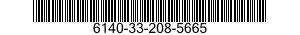 6140-33-208-5665 BATTERY,STORAGE 6140332085665 332085665