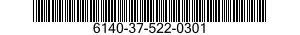 6140-37-522-0301 BATTERY,STORAGE 6140375220301 375220301