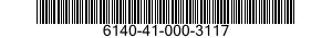 6140-41-000-3117 BATTERY SET 6140410003117 410003117