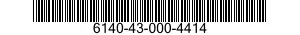 6140-43-000-4414 BATTERY ASSEMBLY 6140430004414 430004414