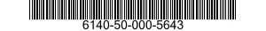6140-50-000-5643 BATTERY,STORAGE 6140500005643 500005643