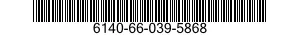 6140-66-039-5868 BATTERY,STORAGE 6140660395868 660395868