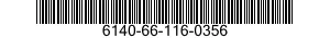 6140-66-116-0356 BATTERY,STORAGE 6140661160356 661160356