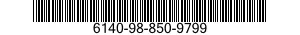 6140-98-850-9799 BATTERY,NONRECHARGEABLE 6140988509799 988509799