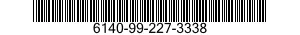 6140-99-227-3338 BATTERY,STORAGE 6140992273338 992273338