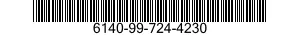 6140-99-724-4230 BATTERY,STORAGE 6140997244230 997244230