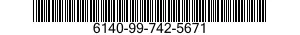 6140-99-742-5671 BATTERY,STORAGE 6140997425671 997425671