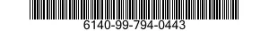 6140-99-794-0443 BATTERY BELT 6140997940443 997940443