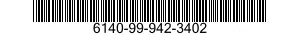 6140-99-942-3402 BATTERY,SECONDARY 6140999423402 999423402